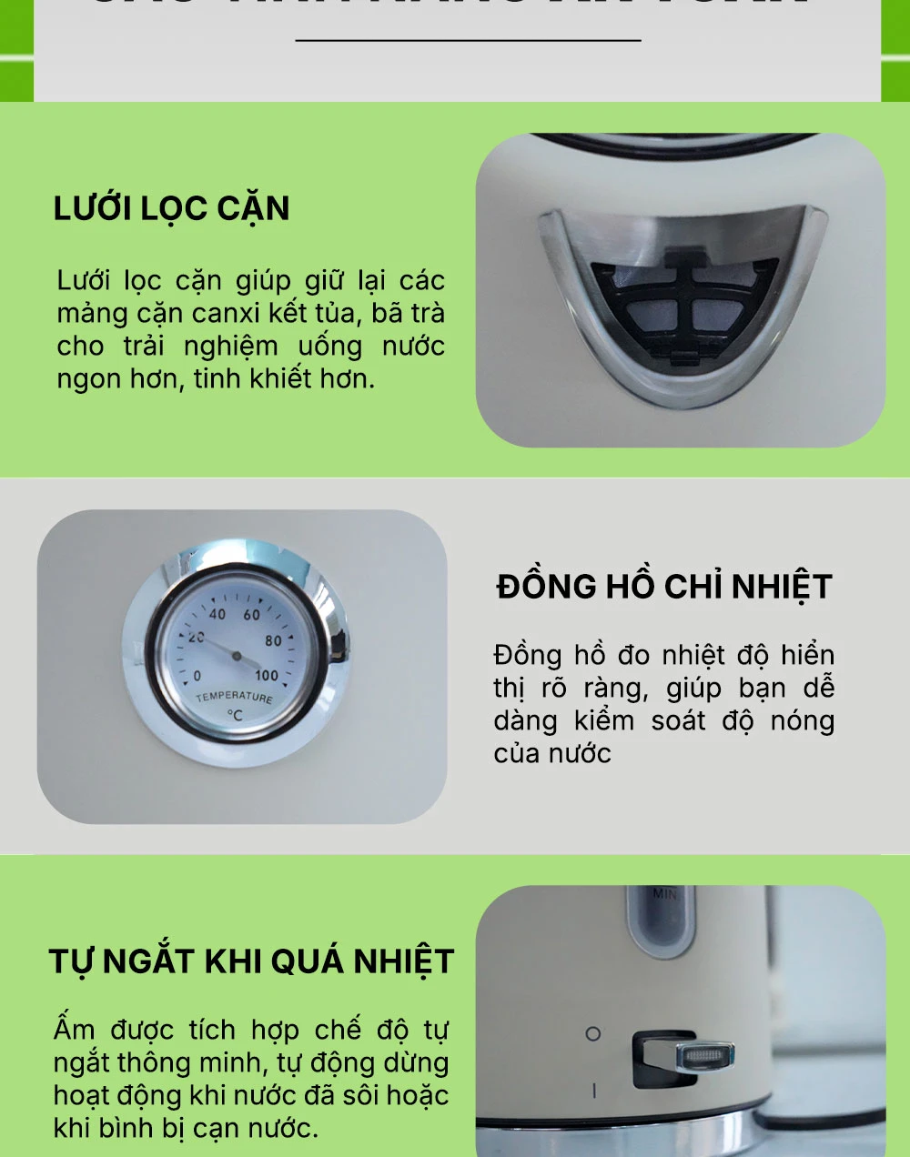 Ấm đun siêu tốc cao cấp Habibullet KHB2286 PRO BH245131 11